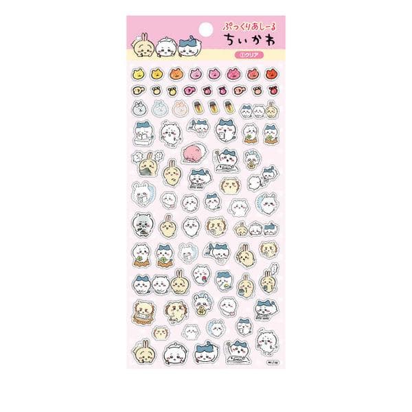 【数量限定】ちいかわぷっくりあしーる クリア 656331 1枚