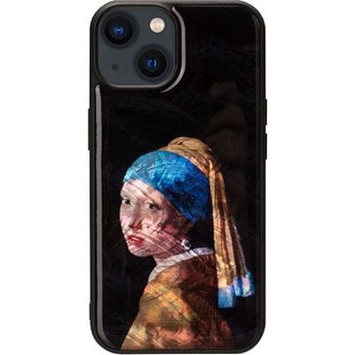 ROA iPhone 15(6.1インチ) 天然貝ケース ikins 真珠の耳飾りの少女 I25463i15