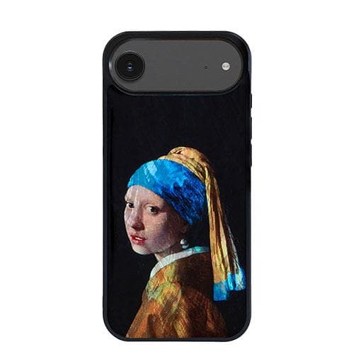 国内正規品 ikins iPhone17/Air/17Proケース 天然貝ケース 名画シリーズ 真珠の耳飾りの少女