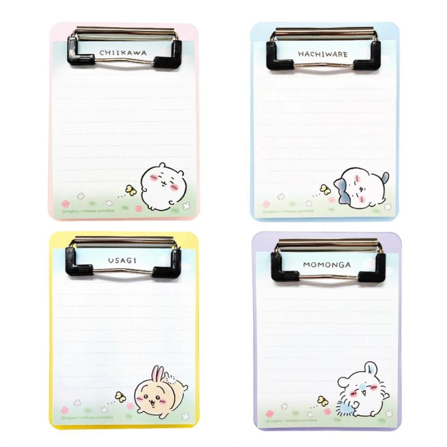 ちいかわ クリアバインダーメモ メモ メモ帳 バインダー スタンド ミニ ポケットサイズ 罫線 文具 キャラクター…