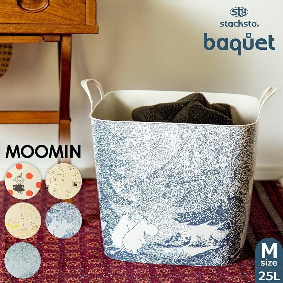 特典付[ stacksto, baquet Mサイズ MOOMIN ]スタックストー コラボシリーズ バケット 25L…