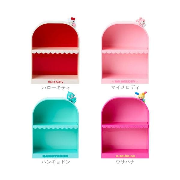 サンリオ アーチ形飾り棚 飾り棚 ディスプレイ ハローキティ マイメロディ ハンギョドン ウサハナ 小物入れ 卓上…