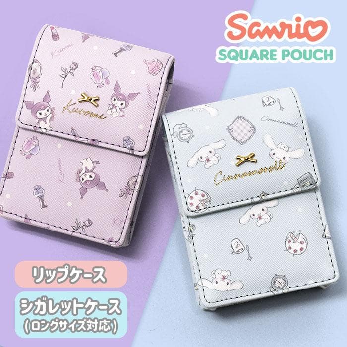 シナモロール クロミ ポーチ グッズ リップケース リップポーチ フラップ キャラクター 小物入れ 化粧ポーチ…