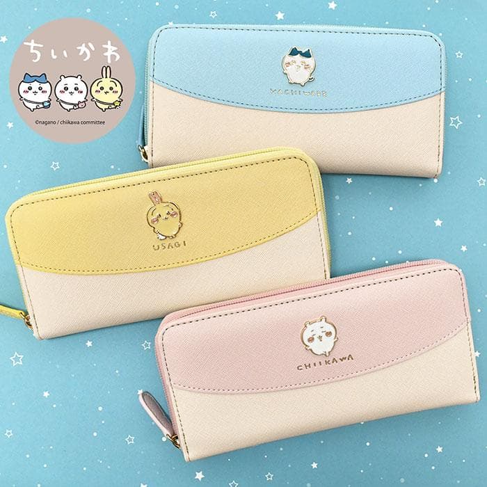 ちいかわ グッズ 財布 ハチワレ うさぎ 財布 レディース 長財布 かぶせ レディース おしゃれ メタル…