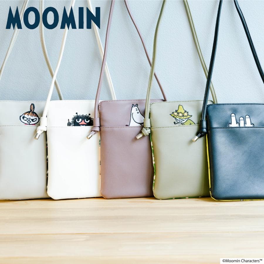 ムーミン スマホショルダー レディース 30009 Moomin ポシェット 軽量 スマホポーチ ショルダーバッグ…