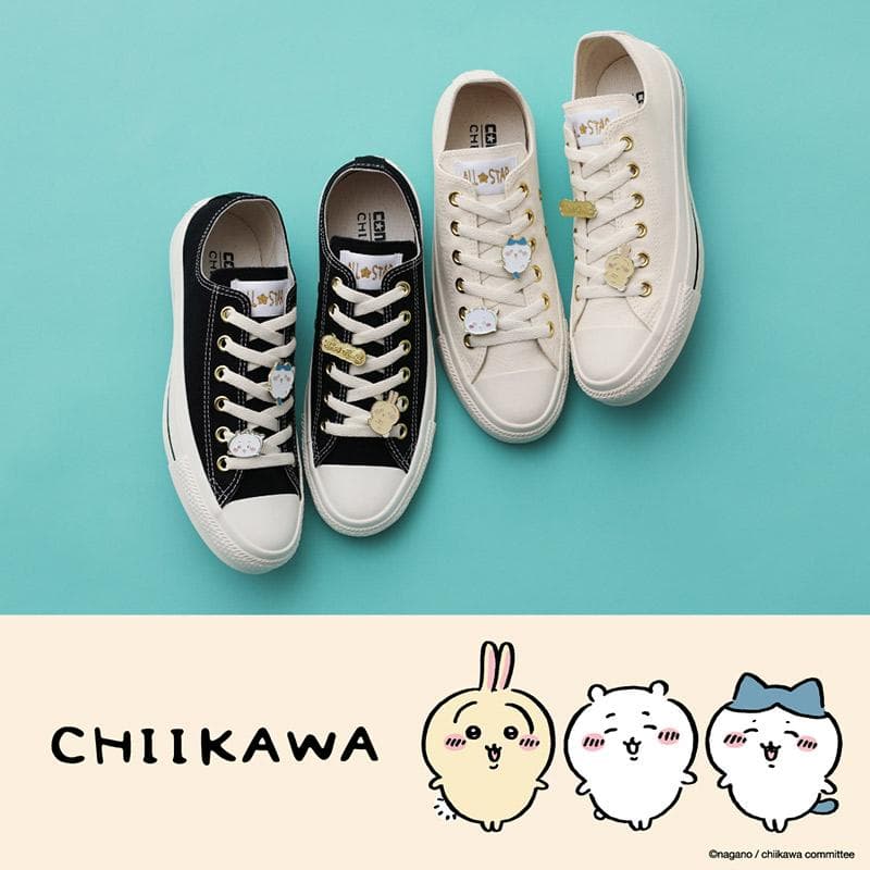 コンバース レディース ALL STAR GD OX / CHIIKAWA オールスター ちいかわ スニーカー 靴…