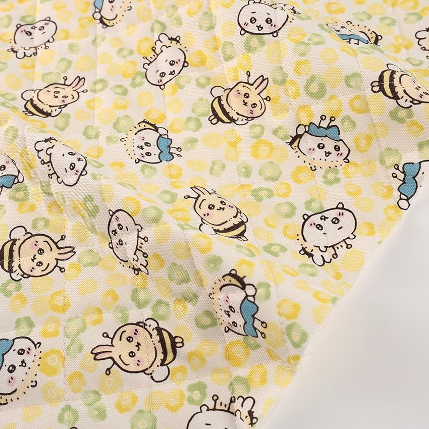 ちいかわ ミニフラワー柄 オックスキルト 50cm単位 | 切売り 切り売り 生地 布 布地 パステルカラー…