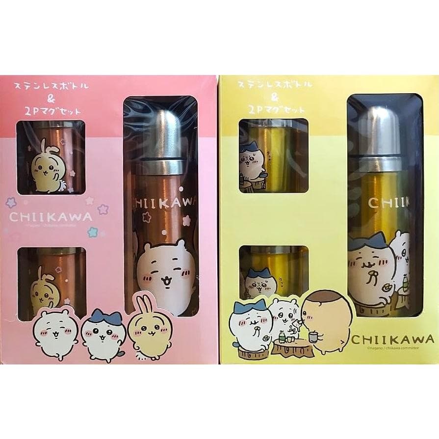 ちいかわ ステンレスボトル&amp;2Pマグセット(各色セット)