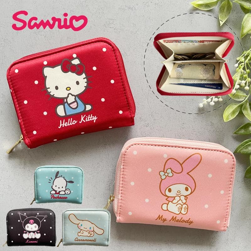 サンリオ 財布 小銭入れ ミニウォレット ハローキティ コインケース カード入れ マイメロディ クロミ かわいい…