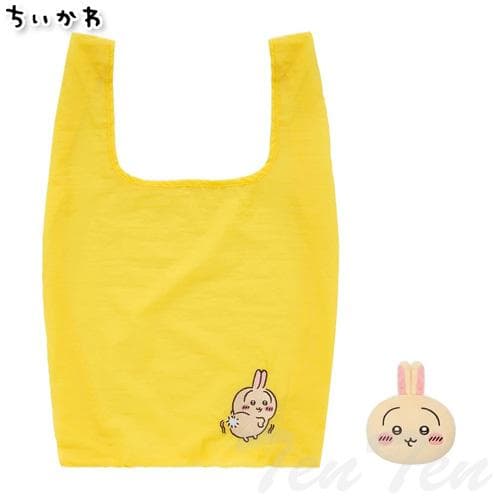 ちいかわ エコバッグ入りおかおマスコット うさぎ マスコット バッグ 公式 グッズ ハチワレ うざぎ モモンガ ラッコ…