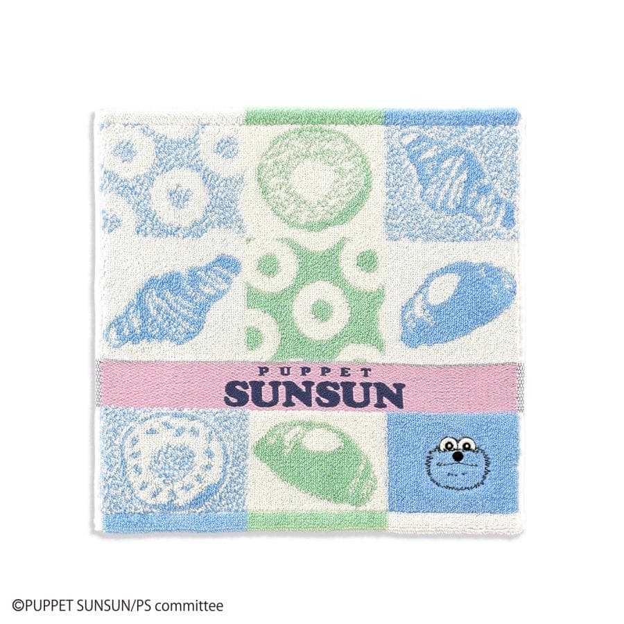 パペットスンスン タオルハンカチ スンスンA 名入れ 刺繍 プチギフト 贈り物 敬老の日 タオル美術館