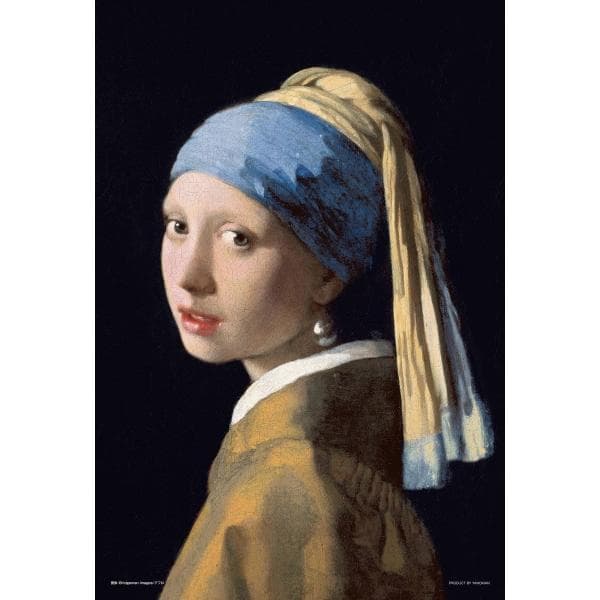 10月発売予定 ジグソーパズル 1000ピース コンパクトピース 真珠の耳飾りの少女 26×38cm 13-31…