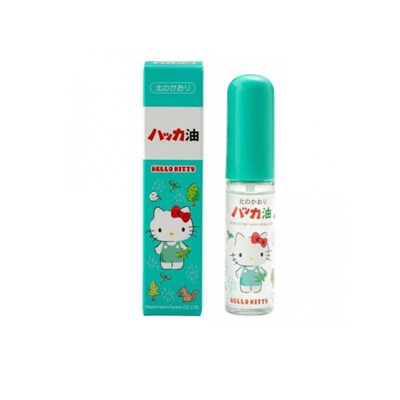 ハッカ油スプレー ハローキティ ハッカスプレーセット (本体11.5ml、詰替え11.5ml×2本入) ハッカ油…