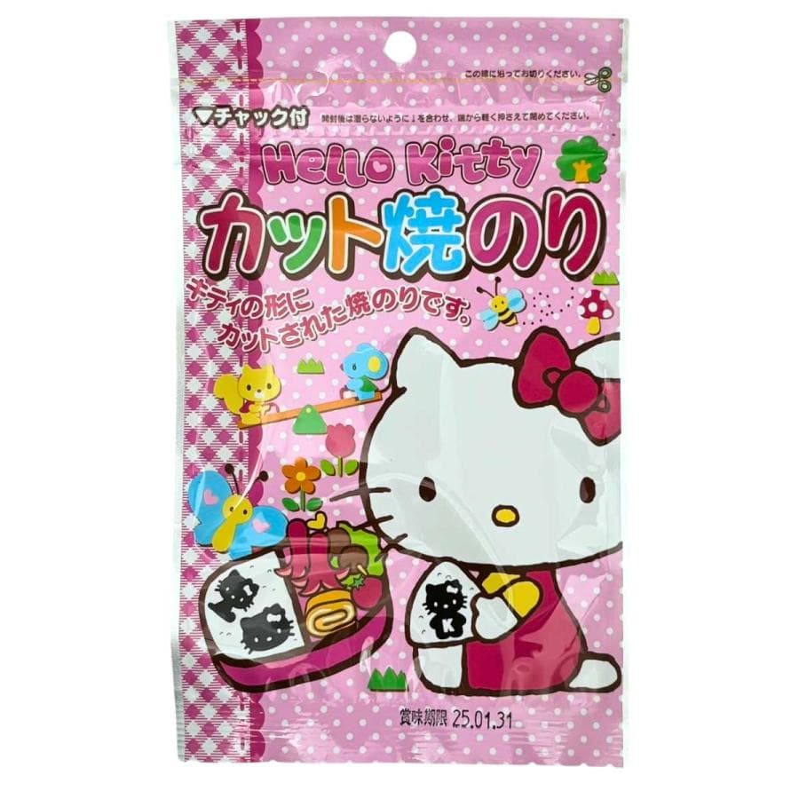 ハローキティ カットのり 6種類×2カット キャラ弁 キャラ弁グッズ デコ弁 お弁当用 海苔 子供 キッズ おべんとう…