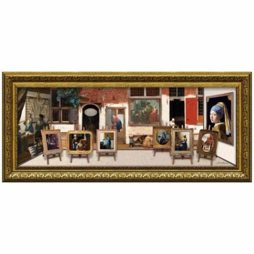 オマージュアート Mサイズ 白石 創多 名画 ユーパワー フェルメールのハウスミュージアム 爆買