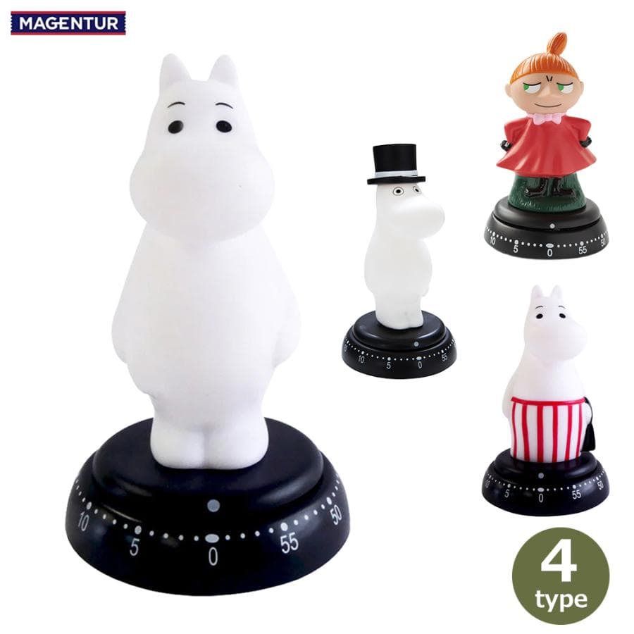 ムーミン グッズ 3D キッチン タイマー 60分 おしゃれ かわいい 北欧 雑貨 インテリア リトルミィ 手動…