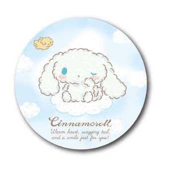 LCB308 シナモロール ふわもこ 44mm缶バッジ Cinnamoroll サンリオ キャラクター SANRIO…