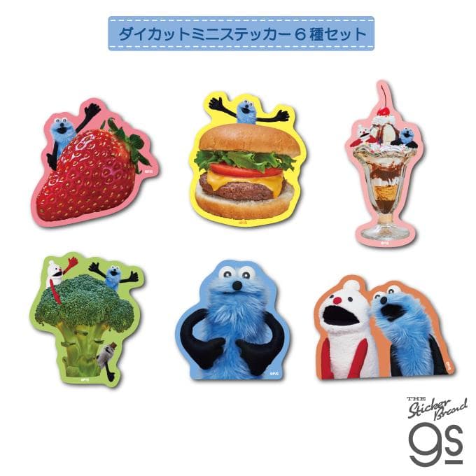 【6種セット】 パペットスンスン ダイカットミニステッカー SNS 人気 PUPPET SUNSUN 可愛い…