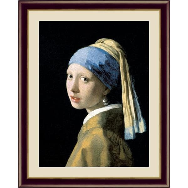 〔 フェルメールの代表作 〕 F4号 真珠の耳飾りの少女 ヨハネス・フェルメール Johannes Vermeer