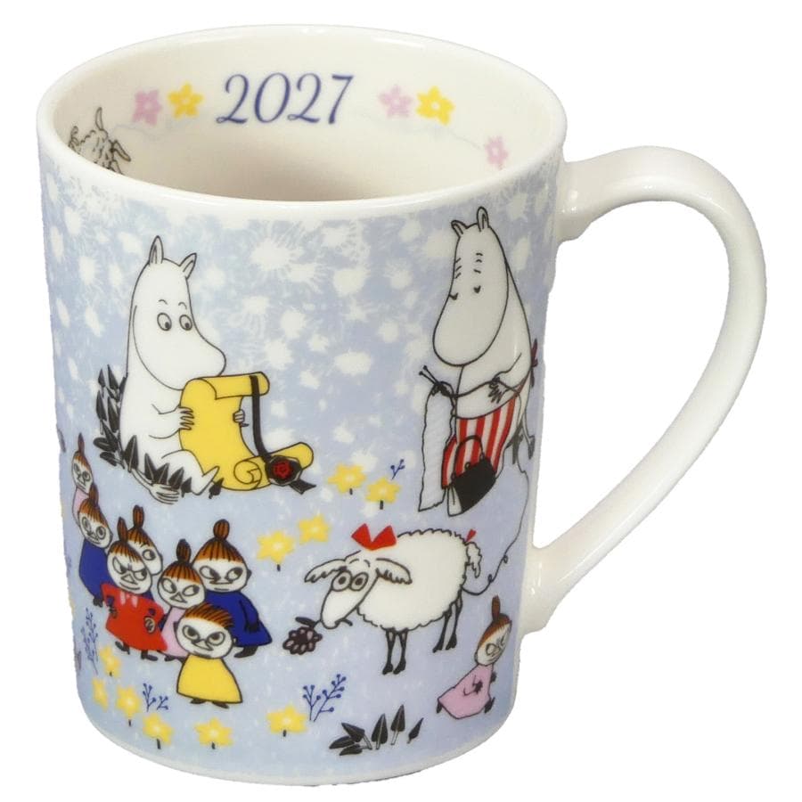 ムーミン2027イヤーズマグ 爆買 MOOMIN 350ml 2027年 記念限定品 マグカップ 陶器 食器…