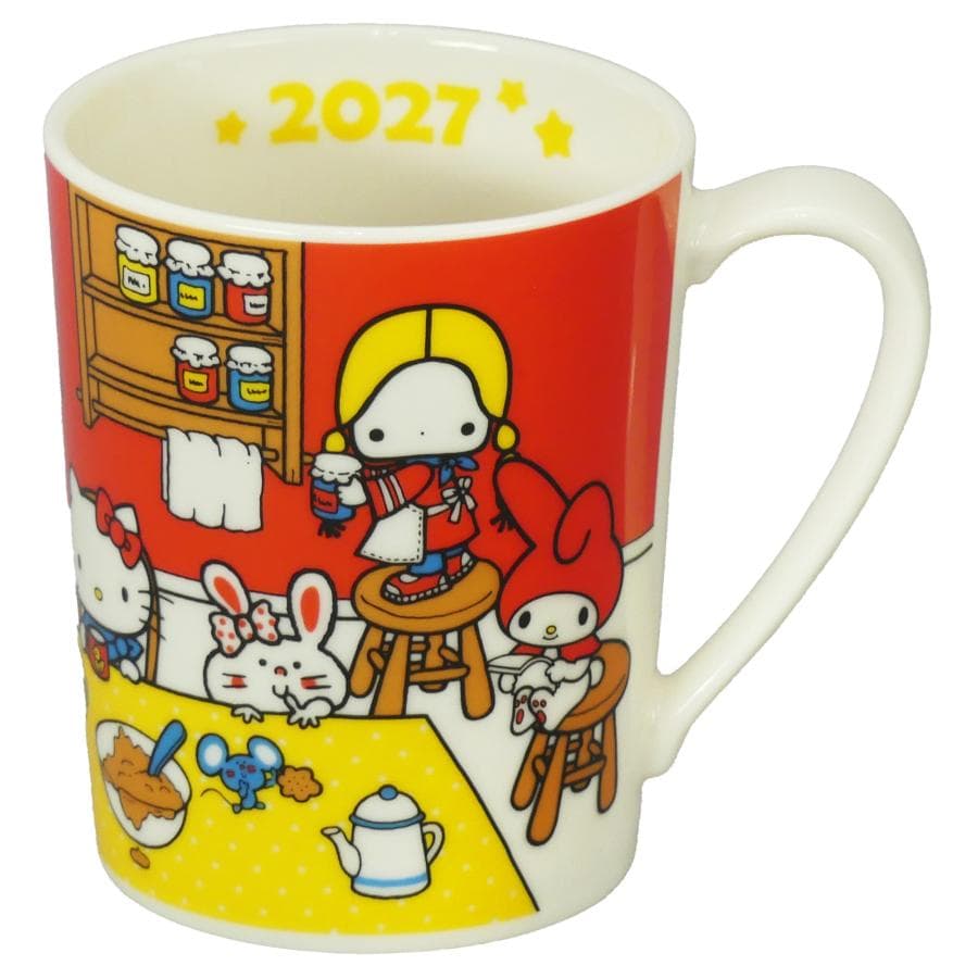サンリオ キャラクターズ ハローキティ 2027 イヤーズマグ 日本製 山加商店 SAN2027-11