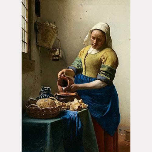 アップルワン 世界の名画 牛乳を注ぐ女(フェルメール) 500ピース【500-283】 ジグソーパズル