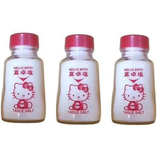 HELLO KITTY 食卓塩100g ハローキティ x3本