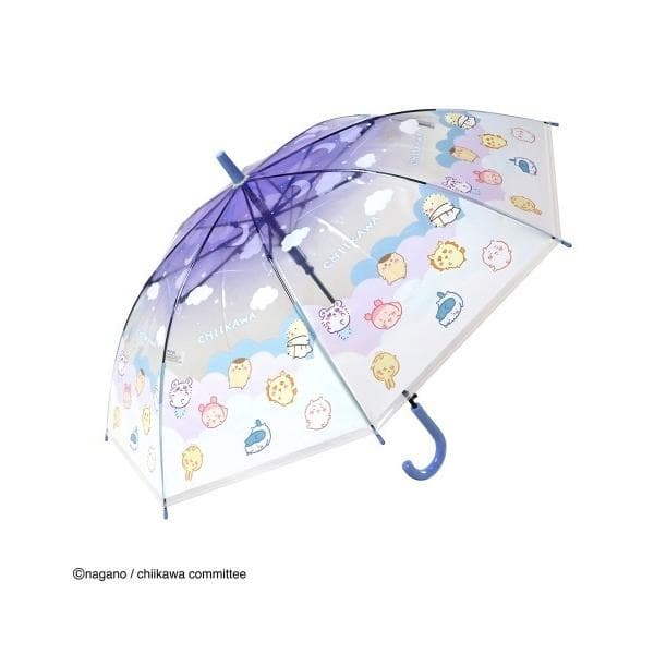 傘 ちいかわ ジャンプビニール傘 50cm カラフル キッズ 子供