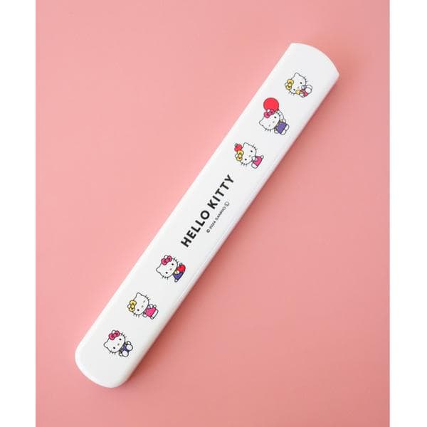 カトラリー 「SANRIO/サンリオ」ハローキティ 引フタ箸箱セット 19.5cm お箸 ケース HS-16