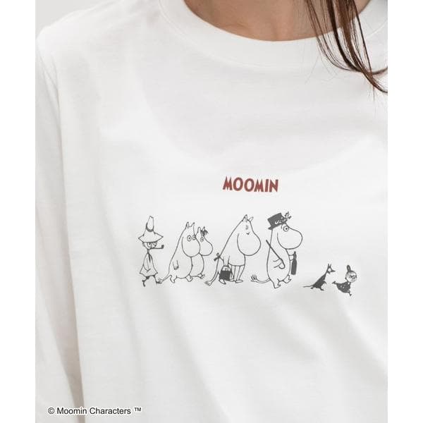 tシャツ ムーミン/長袖Tシャツ レディース