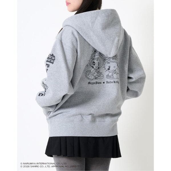 tシャツ ハローキティ×ベリエちゃん ジップパーカ キッズ 子供服 女の子