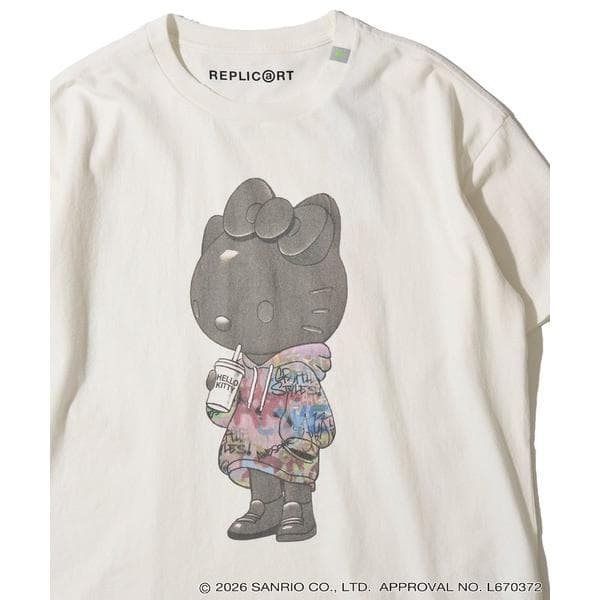 tシャツ 半袖 「HELLO KITTY / ハローキティ」ハローキティ ブラックTシャツ レディース メンズ