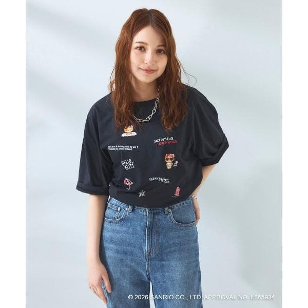 ラッシュガード 「Ocean Pacific×ハローキティ」レディースハローキティ×OP ラッシュTシャツ…