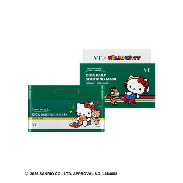 パック シートマスク ブイティー VT CICAデイリースージングマスク (ハローキティ エディション)
