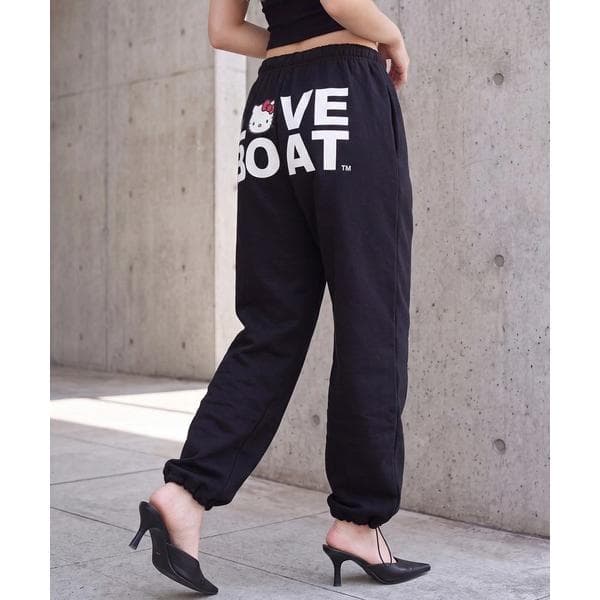 ワイドパンツ スウェットパンツ ジャージ 「HELLO KITTY/ハローキティ」×「LOVE…