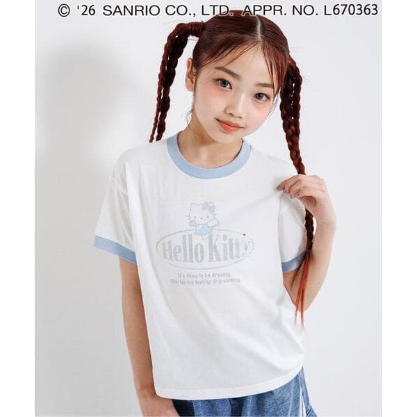 tシャツ 「ハローキティ」エンジェルリンガーTシャツ キッズ 子供服 女の子