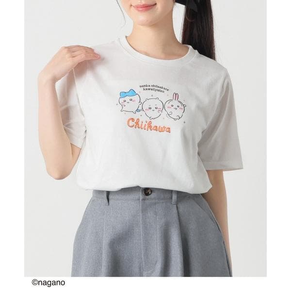 tシャツ 半袖 ちいかわ/Tシャツ レディース