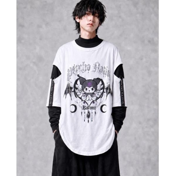 tシャツ SANRIO クロミ × PSYCHO NATION コラボTEE メンズ レディース