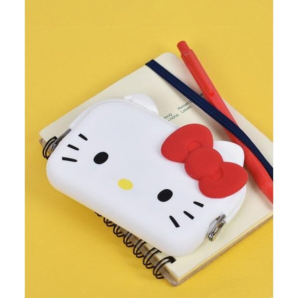 mimi DO-MO ハローキティ シリコンポーチ HELLO KITTY ホワイト ライトブルー サンリオ がま口…