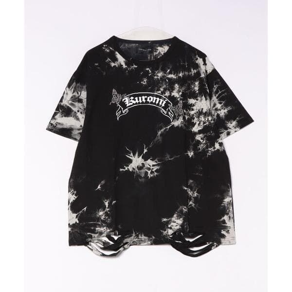 tシャツ 半袖 PSYCHONATION×KUROMI / サイコネーション クロミ バタフライ ラインストーン…