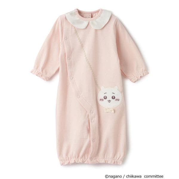 ベビー服 ロンパース 「アニメちいかわ」ポシェット2WAYオール