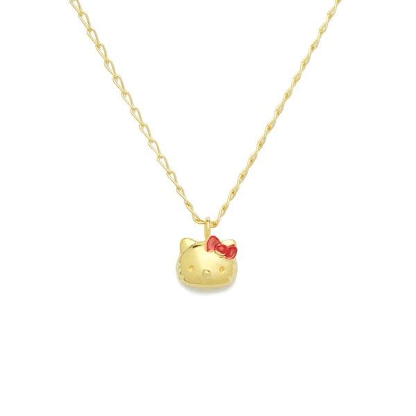 ネックレス ハローキティ/HELLO KITTY フェイス ネックレス/シルバー925 レディース…