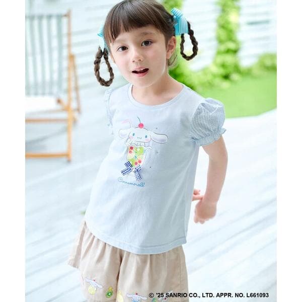 tシャツ 「any FAM ×サンリオキャラクターズ」パフスリーブ Tシャツ キッズ 子供服 女の子