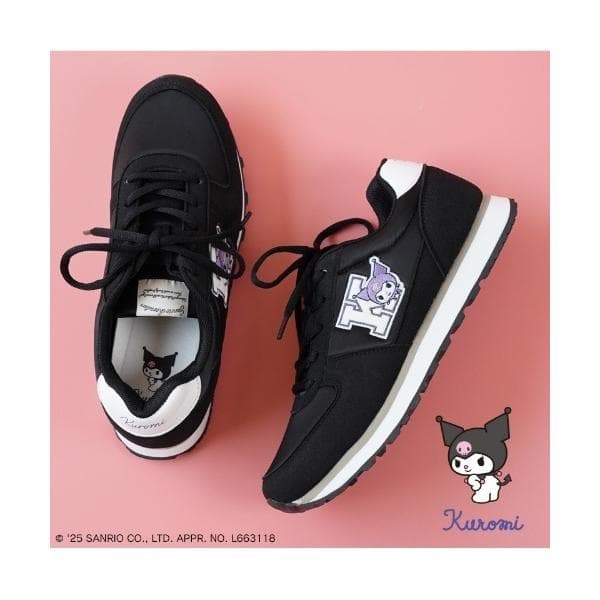 スニーカー sanrio/サンリオ レトロ スニーカー 「ハローキティ、マイメロディ、シナモロール、クロミ」 レディース