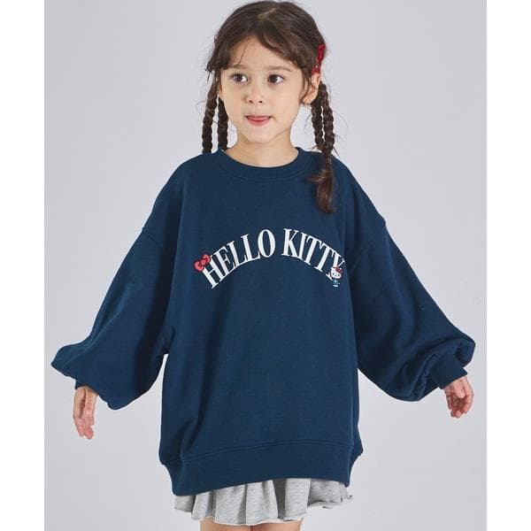 トレーナー 「ハローキティ」「ポムポムプリン」ユニセックス カレッジ風ロゴ 裏毛スウェット キッズ 子供服 男の子…
