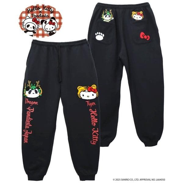 スウェットパンツ ジャージ Hello Kitty×PANDIESTA なりきり龍虎スウェットパンツ(M2) メンズ…