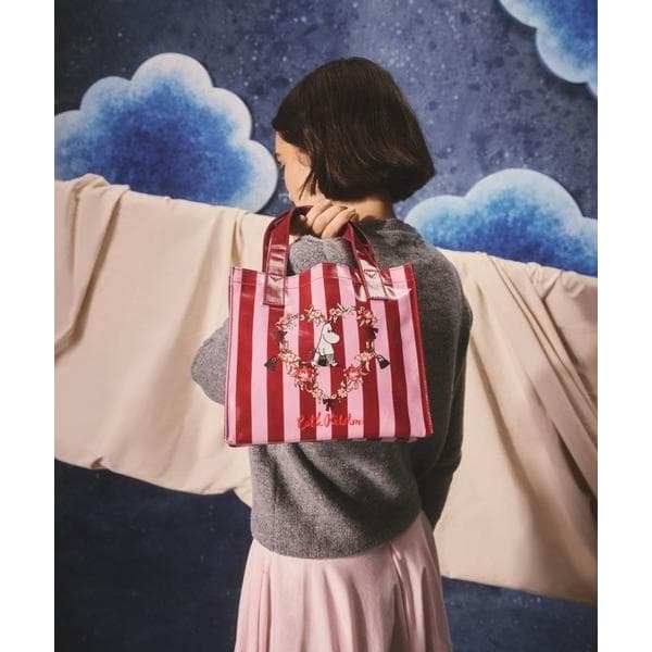トートバッグ ムーミン スモール ブックバッグ Moominmamma Stripe レディース
