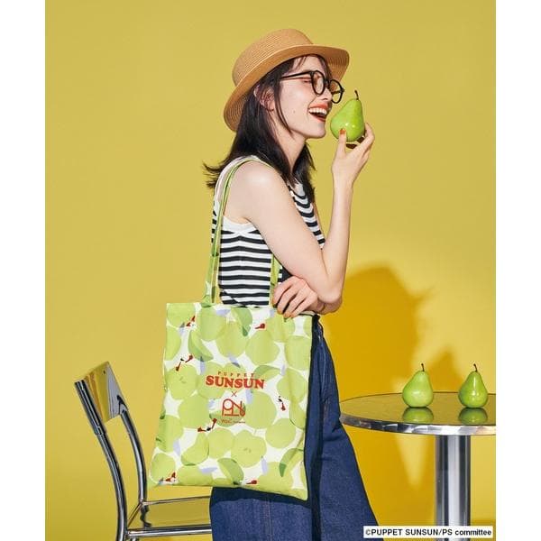 トートバッグ パペットスンスン × Wpc. Patterns はっ水トートバッグ レディース